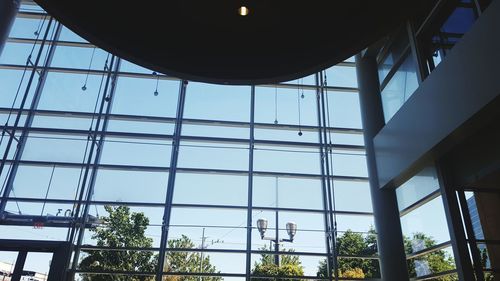 Low angle view of modern building