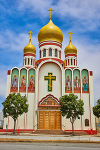 View of church