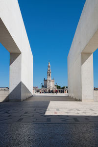 Low angle view of built structures