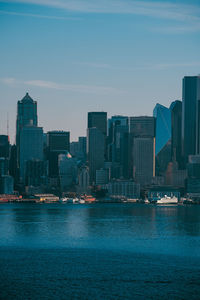 View of city at waterfront