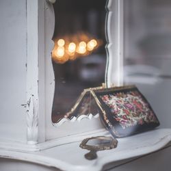 Close-up of table