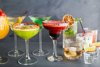 Close-up of drink on table