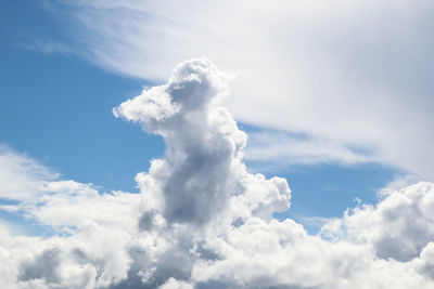 Low angle view of clouds in sky