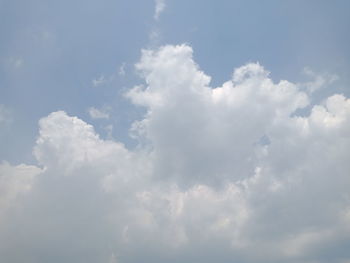 Low angle view of clouds in sky