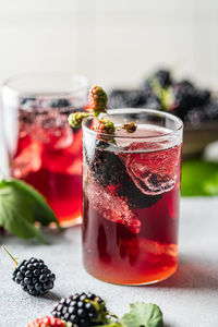 Close-up of drink on table