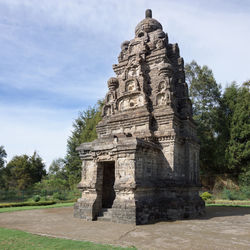 Candi bima temple, abandoned hindu stupa shrine, in arjuna complex, dieng plateau, java, indonesia