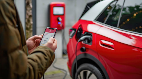 Young woman using mobile phone