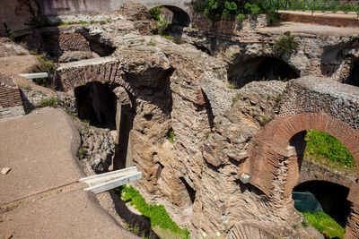 View of old ruin building