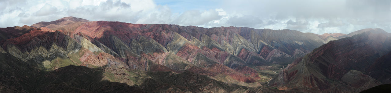 PANORAMIC VIEW OF MOUNTAINS