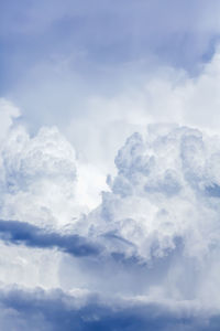 Low angle view of cloudy sky