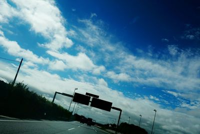 View of cloudy sky