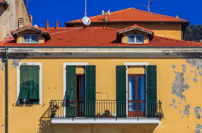 Low angle view of built structures