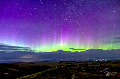 The northern lights from a ranch in south dakota 