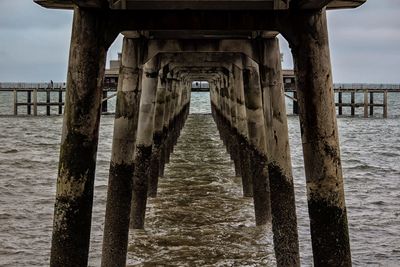 Pier in sea