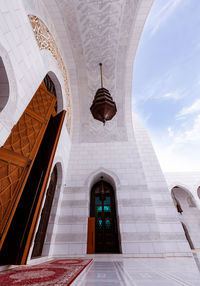 Low angle view of historical building against sky