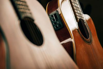 Close-up of guitar