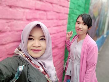 Portrait of a smiling young woman