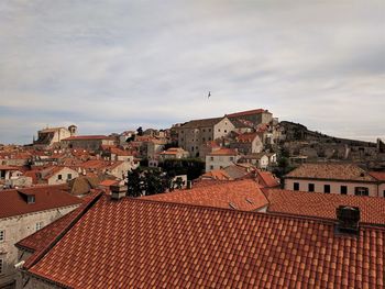 Townscape against sky