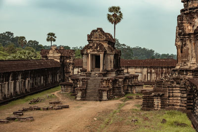 Inside the ancient city of angkor wat in cambodia