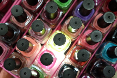 Detail shot of colorful objects