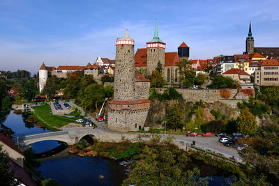 Buildings in city