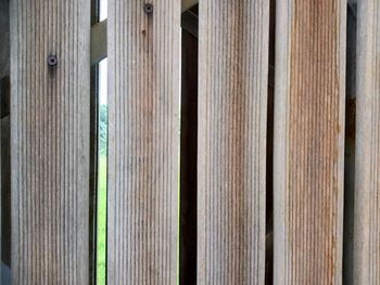 Full frame shot of wooden fence