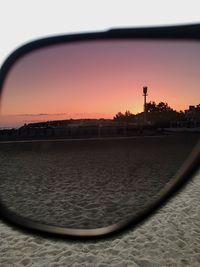 View of sky at sunset