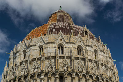 Low angle view of building against sky