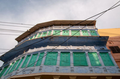 Low angle view of building against sky