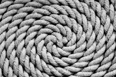 Full frame shot of spiral rope