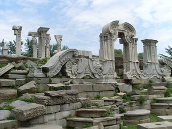 Low angle view of a temple