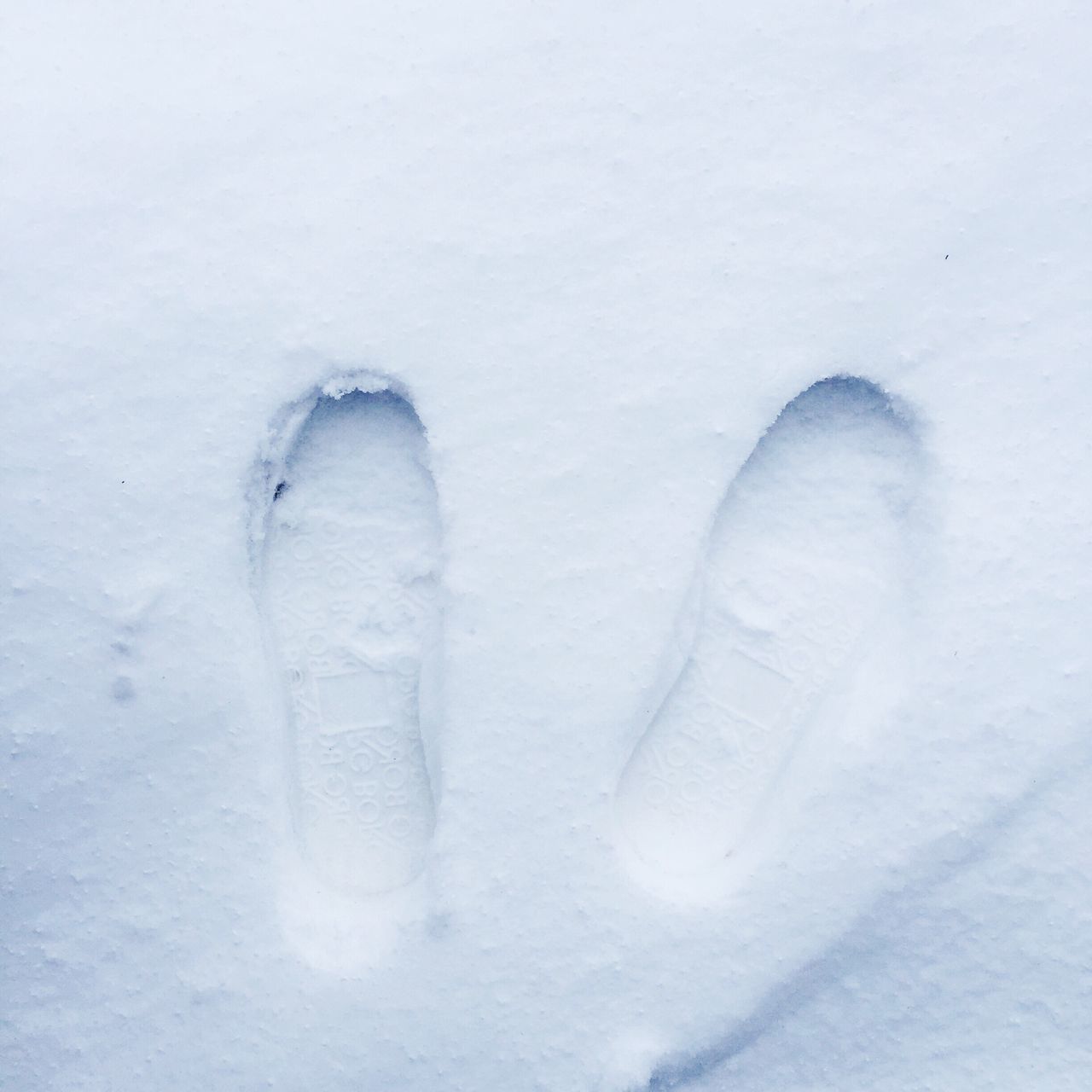 cold temperature, winter, white color, snow, high angle view, frozen, season, close-up, shoe, weather, white, ice, studio shot, covering, white background, copy space, directly above, footwear, low section, still life