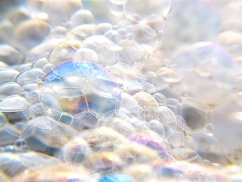 Full frame shot of bubbles