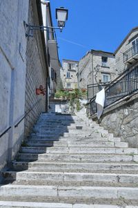 A characteristic street of castiglione messer marino, a village in the abruzzo, italy.