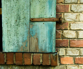 Close-up of weathered wall