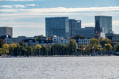 Buildings in city