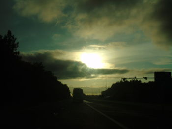 Road at sunset