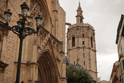 Low angle view of historic building against sky