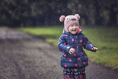 Close-up portrait of cute baby