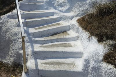 High angle view of old building