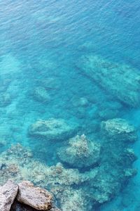 High angle view of swimming pool