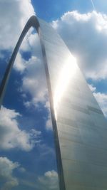 Low angle view of tower against sky