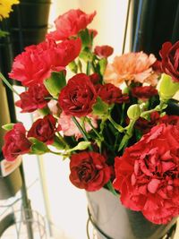 Close-up of rose bouquet