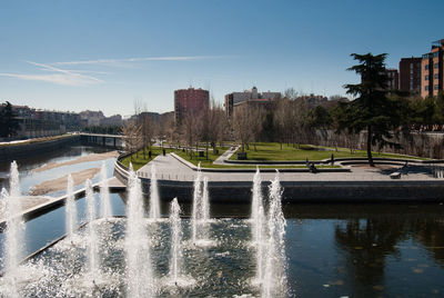 River with buildings in background