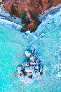 Rocky cyprus beach