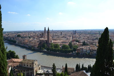 Cityscape against sky
