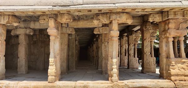 View of old ruin building