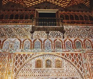 Low angle view of ornate building