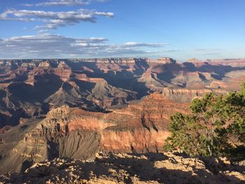 Scenic view of dramatic landscape