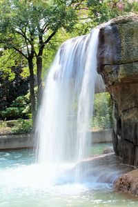 View of waterfall